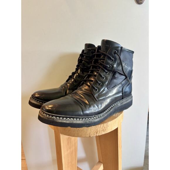 OAMC Over All Master Cloth Mara Chunky Leather Ankle Boot Vibram Sole Men’s 11 - Picture 5 of 11